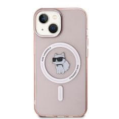 Karl Lagerfeld Kryt Karl Lagerfeld KLHMN61HFCCNOP Apple iPhone 11 / XR hardcase IML Choupette MagSafe pink