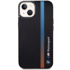 MobilPouzdra.cz Kryt BMW BMHCP14S22HVGV Apple iPhone 14 black IML Tricolor Stripe