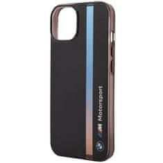 MobilPouzdra.cz Kryt BMW BMHCP14S22HVGV Apple iPhone 14 black IML Tricolor Stripe