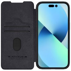 Nillkin Kryt Qin Leather Pro with camera cover Apple iPhone 15 black