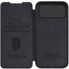 Nillkin Kryt Qin Leather Pro with camera cover Apple iPhone 15 black