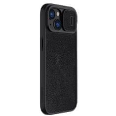 Nillkin Kryt Qin Leather Pro with camera cover Apple iPhone 15 black