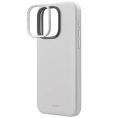 MobilPouzdra.cz Kryt UNIQ Lino Hue Apple iPhone 15 Pro Max MagClick Charging chalk grey