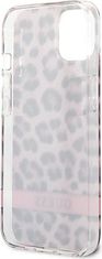 Guess Kryt Guess GUHCP13SHSLEOP Apple iPhone 13 mini pink hardcase Leopard