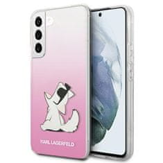 Karl Lagerfeld Kryt Karl Lagerfeld KLHCS22MCFNRCPI Samsung Galaxy S22+ Plus hardcase pink Choupette Eat