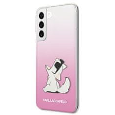 Karl Lagerfeld Kryt Karl Lagerfeld KLHCS22MCFNRCPI Samsung Galaxy S22+ Plus hardcase pink Choupette Eat