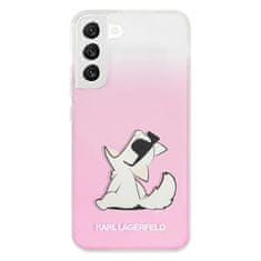 Karl Lagerfeld Kryt Karl Lagerfeld KLHCS22MCFNRCPI Samsung Galaxy S22+ Plus hardcase pink Choupette Eat