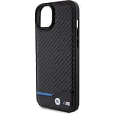 MobilPouzdra.cz Kryt BMW BMHCP15M22NBCK Apple iPhone 15 Plus / 14 Plus Leather Carbon black