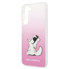 Karl Lagerfeld Kryt Karl Lagerfeld KLHCS22MCFNRCPI Samsung Galaxy S22+ Plus hardcase pink Choupette Eat