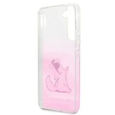 Karl Lagerfeld Kryt Karl Lagerfeld KLHCS22MCFNRCPI Samsung Galaxy S22+ Plus hardcase pink Choupette Eat