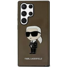 Karl Lagerfeld Kryt Karl Lagerfeld KLHCS23LHNIKTCK Samsung Galaxy S23 Ultra black hardcase Ikonik Karl Lagerfeld