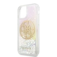 Guess Kryt Guess GUHCN58LGIRGP iPhone 11 Pro hard case Gradient Liquid Glitter Circle Logo