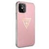 Guess Kryt Guess GUHCP12SPCUMPTPI Apple iPhone 12 mini pink hardcase Metallic Collection