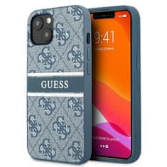 Guess Kryt Guess GUHCP13S4GDBL Apple iPhone 13 mini blue hardcase 4G Stripe