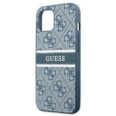 Guess Kryt Guess GUHCP13S4GDBL Apple iPhone 13 mini blue hardcase 4G Stripe