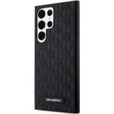 Karl Lagerfeld Kryt Karl Lagerfeld KLHCS23LSAKLHPK Samsung Galaxy S23 Ultra hardcase black Saffiano Mono Metal Logo