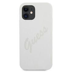 Guess Kryt Guess GUHCP12SLSVSCR Apple iPhone 12 mini cream hardcase Script Vintage