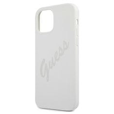 Guess Kryt Guess GUHCP12SLSVSCR Apple iPhone 12 mini cream hardcase Script Vintage