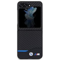 MobilPouzdra.cz Kryt BMW BMHCZF522NBCK Samsung Galaxy Z Flip5 Leather Carbon black