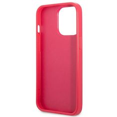 Guess Kryt Guess GUHCP13LPS4MF Apple iPhone 13 Pro pink hardcase Saffiano 4G Small Metal Logo