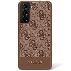 Guess Kryt Guess GUHCS23LG4GLBR Samsung Galaxy S23 Ultra brown hardcase 4G Stripe Collection