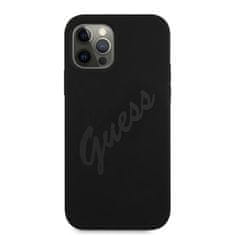 Guess Kryt Guess GUHCP12LLSVSBK Apple iPhone 12 Pro Max black hardcase Script Vintage