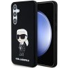 Kryt Karl Lagerfeld KLHCS24MSNIKBCK Samsung Galaxy S24+ Plus hardcase Silicone Ikonik black