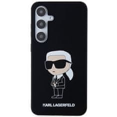 Karl Lagerfeld Kryt Karl Lagerfeld KLHCS24MSNIKBCK Samsung Galaxy S24+ Plus hardcase Silicone Ikonik black