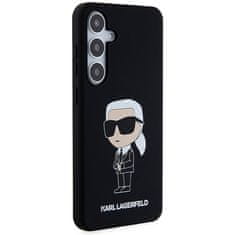 Karl Lagerfeld Kryt Karl Lagerfeld KLHCS24MSNIKBCK Samsung Galaxy S24+ Plus hardcase Silicone Ikonik black