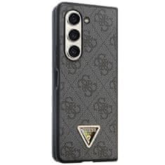 Guess Kryt Guess GUHCZFD5P4TDPK Samsung Galaxy Z Fold 5 hardcase Leather 4G Diamond Triangle black