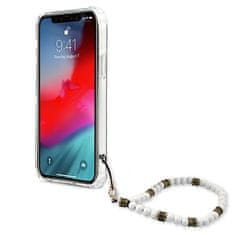 Guess Kryt Guess GUHCP12LKPSWH Apple iPhone 12 Pro Max Transparent hardcase White Pearl