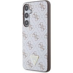 Guess Kryt Guess GUHCS24MPG4GPH Samsung Galaxy S24+ Plus hardcase 4G Triangle white