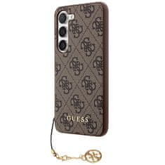 Guess Kryt Guess GUHCSA35GF4GBR Samsung Galaxy A35 hardcase 4G Charms Collection brown