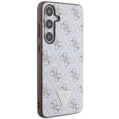 Guess Kryt Guess GUHCS24MPG4GPH Samsung Galaxy S24+ Plus hardcase 4G Triangle white