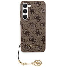 Guess Kryt Guess GUHCSA35GF4GBR Samsung Galaxy A35 hardcase 4G Charms Collection brown