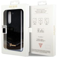 Guess Kryt Guess GUHCZFD5HGGSHK Samsung Galaxy Z Fold 5 hardcase Glitter Script black