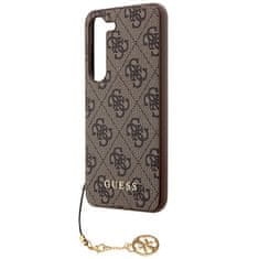 Guess Kryt Guess GUHCSA35GF4GBR Samsung Galaxy A35 hardcase 4G Charms Collection brown