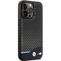 MobilPouzdra.cz Kryt BMW BMHCP13X22NBCK Apple iPhone 13 Pro Max black hardcase Leather Carbon