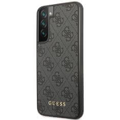 Guess Kryt Guess GUHCS23MG4GFGR Samsung Galaxy S23+ Plus grey hardcase 4G Metal Gold Logo