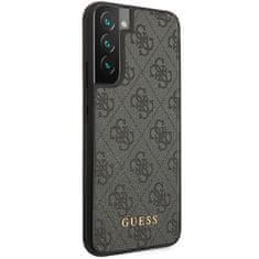 Guess Kryt Guess GUHCS23MG4GFGR Samsung Galaxy S23+ Plus grey hardcase 4G Metal Gold Logo