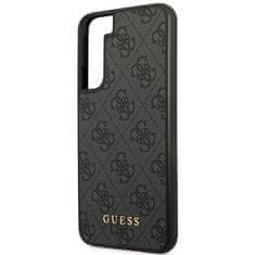 Guess Kryt Guess GUHCS23MG4GFGR Samsung Galaxy S23+ Plus grey hardcase 4G Metal Gold Logo