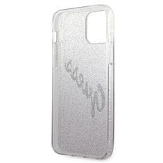 Guess Kryt Guess GUHCP12SPCUGLSPI Apple iPhone 12 mini pink hardcase Glitter Gradient Script