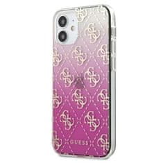 Guess Kryt Guess GUHCP12SPCU4GGPI Apple iPhone 12 mini pink hardcase 4G Gradient