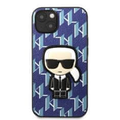 Karl Lagerfeld Kryt Karl Lagerfeld KLHCP13MPMNIKBL Apple iPhone 13 hardcase blue Monogram Ikonik Patch