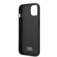 Karl Lagerfeld Kryt Karl Lagerfeld KLHCP13MPMNIKBL Apple iPhone 13 hardcase blue Monogram Ikonik Patch