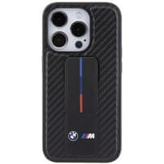 MobilPouzdra.cz Kryt BMW BMHCP15LGSPCCK Apple iPhone 15 Pro hardcase Grip Stand Smooth & Carbon black