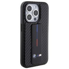 MobilPouzdra.cz Kryt BMW BMHCP15LGSPCCK Apple iPhone 15 Pro hardcase Grip Stand Smooth & Carbon black