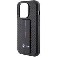 MobilPouzdra.cz Kryt BMW BMHCP15LGSPCCK Apple iPhone 15 Pro hardcase Grip Stand Smooth & Carbon black