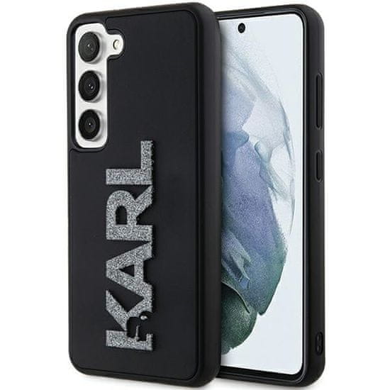 Karl Lagerfeld Kryt Karl Lagerfeld KLHCS24S3DMBKCK Samsung Galaxy S24 hardcase 3D Rubber Glitter Logo black