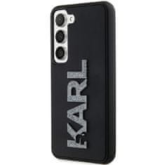 Karl Lagerfeld Kryt Karl Lagerfeld KLHCS24S3DMBKCK Samsung Galaxy S24 hardcase 3D Rubber Glitter Logo black